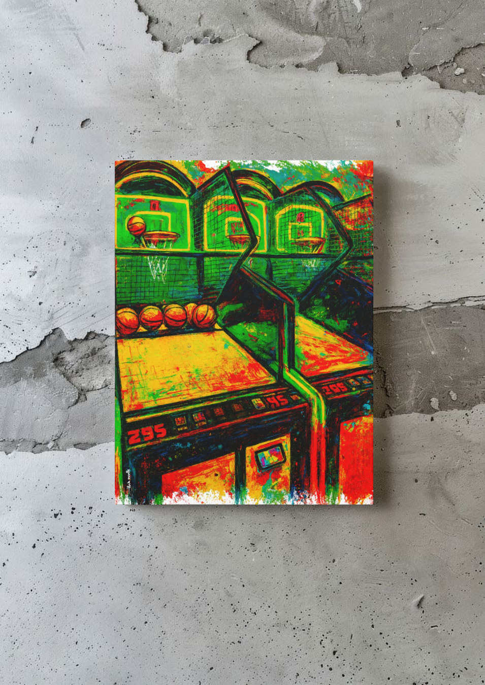 bleed green arcade by blnk walls